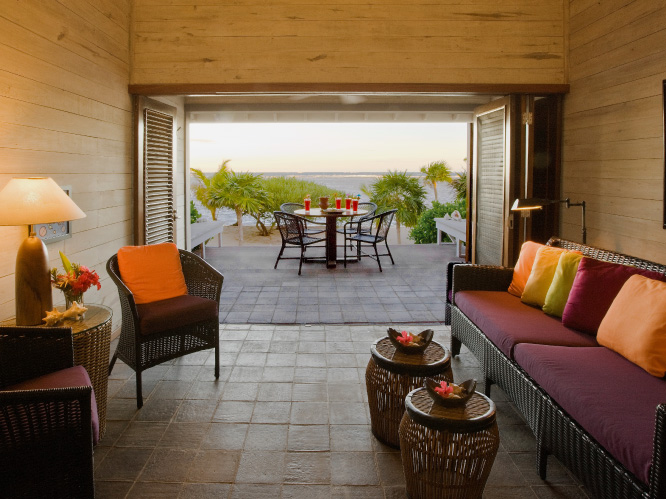 Barefoot Cay Two Bedroom Oceanfront Villa Patio